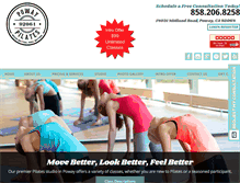 Tablet Screenshot of powaypilates.net